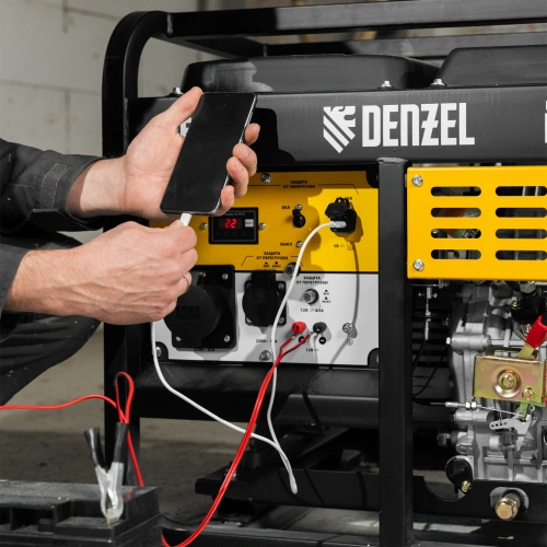 Генератор дизельный DES-55, 5,5 кВт, 230 В, 11 л, ручной стартер Denzel по ценам производителя в Екатеринбурге с доставкой по всей России