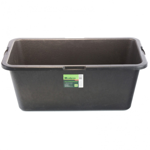 Таз прямоугольный строительный, 65 л Сибртех по ценам производителя в Екатеринбурге с доставкой по всей России