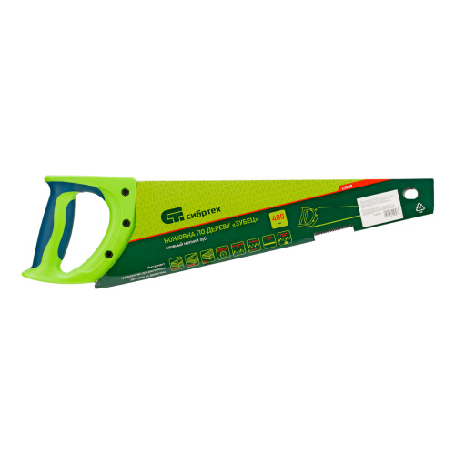 Ножовка по дереву"Зубец" для точных пильных работ, 400 мм, каленый зуб 2D, 14 TPI, двухкомпонентная рукоятка Сибртех по ценам производителя в Екатеринбурге с доставкой по всей России