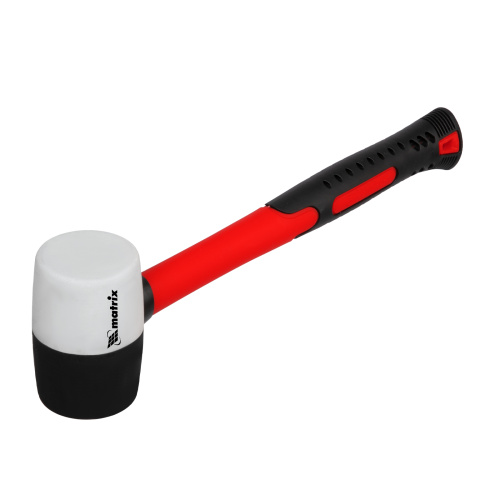 Киянка резиновая, 225 г, черно-белая резина, фибергласовая рукоятка Matrix по ценам производителя в Екатеринбурге с доставкой по всей России