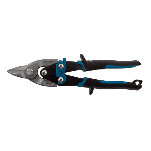 Ножницы по металлу "Piranha", 230 мм, прямой усиленный рез (Bulldog) сталь СrMo, двухкомпонентная рукоятка-ки Gross по ценам производителя в Екатеринбурге с доставкой по всей России