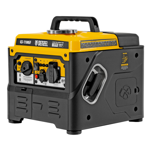 Генератор инверторный GS-1100iF, 1,1 кВт, 230 В, ручной старт DENZEL по ценам производителя в Екатеринбурге с доставкой по всей России