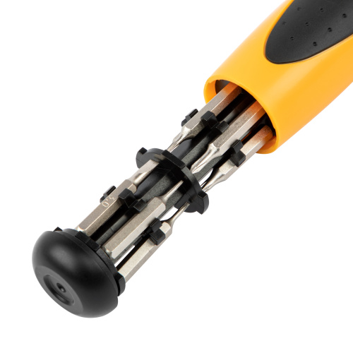 Отвертка реверсивная, механизм SmartPush mini 11 шт, CrMo Denzel по ценам производителя в Екатеринбурге с доставкой по всей России