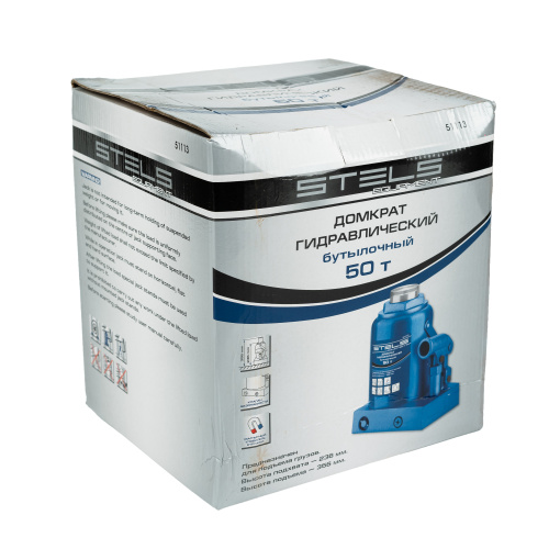 Домкрат гидравлический бутылочный, 50 т, H подъема 236-356 мм Stels по ценам производителя в Екатеринбурге с доставкой по всей России