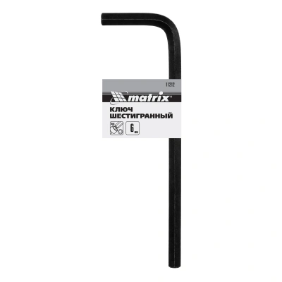 Ключ имбусовый HEX, 6 мм, CrV Matrix по ценам производителя в Екатеринбурге с доставкой по всей России