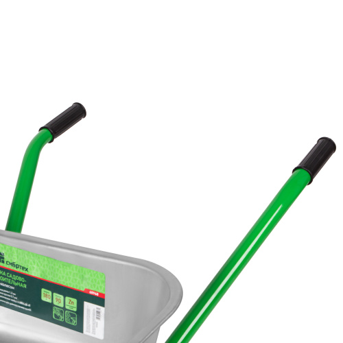 Тачка садово-строительная с PU колесом, грузоподъемность 180 кг, объем 90 л Сибртех по ценам производителя в Екатеринбурге с доставкой по всей России