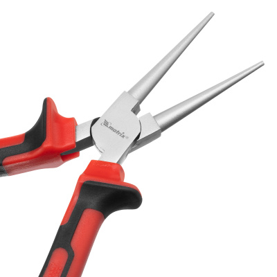 Круглогубцы Nickel, 160 мм, никелированные, двухкомпонентные рукоятки Matrix по ценам производителя в Екатеринбурге с доставкой по всей России