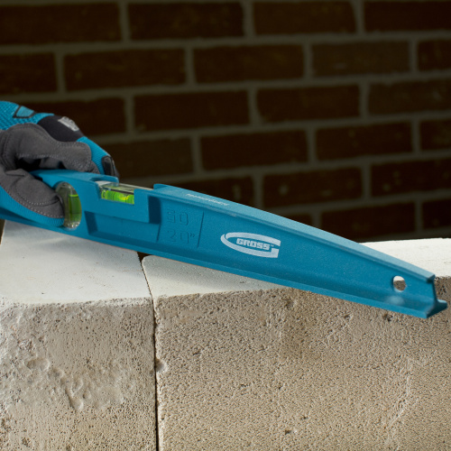 Уровень литой, 500 мм, 2 глазка Gross по ценам производителя в Екатеринбурге с доставкой по всей России