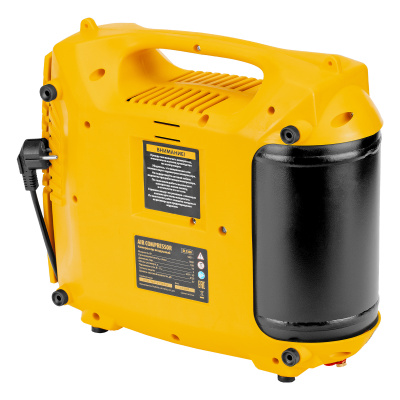 Компрессор воздушный DL1300, 10 бар, 1,3 кВт 180 л/мин 5 л, с набором аксессуаров Denzel по ценам производителя в Екатеринбурге с доставкой по всей России