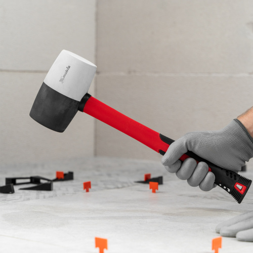 Киянка резиновая, 910 г, черно-белая резина, фибергласовая рукоятка Matrix по ценам производителя в Екатеринбурге с доставкой по всей России