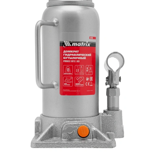 Домкрат гидравлический бутылочный, 12 т, h подъема 230-465 мм Matrix по ценам производителя в Екатеринбурге с доставкой по всей России