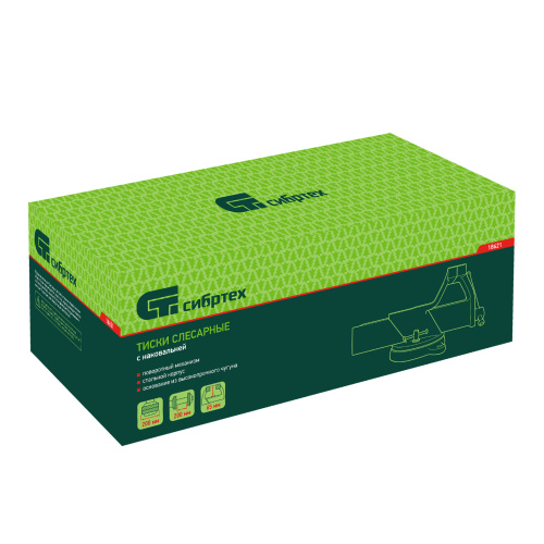 Тиски слесарные, 200 мм, стальные, поворотные Сибртех по ценам производителя в Екатеринбурге с доставкой по всей России