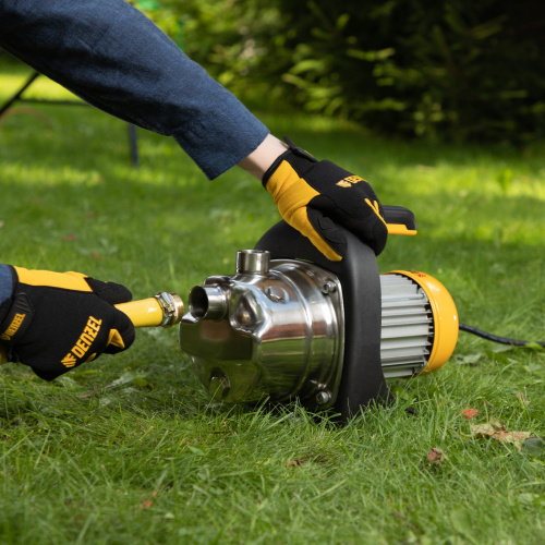 Садовый поверхностный насос GP1200Х, 1200 Вт, 3700 л/ч, подъем 46 м, нержавейка Denzel по ценам производителя в Екатеринбурге с доставкой по всей России