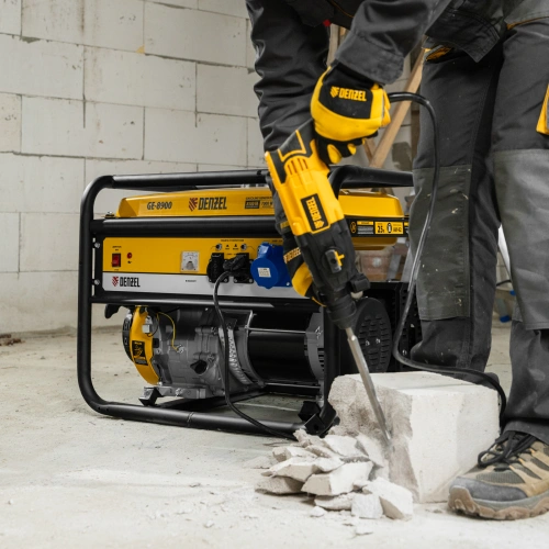 Генератор бензиновый GE 8900, 8.5 кВт, 220 В/50 Гц, 25 л, ручной старт Denzel по ценам производителя в Екатеринбурге с доставкой по всей России