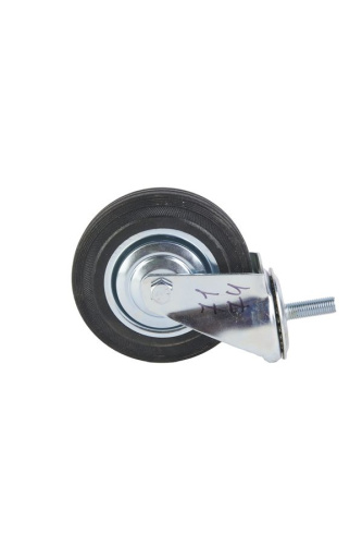 Колесо поворотное SCt 63 160 мм резина с болтом (F) по ценам производителя в Екатеринбурге с доставкой по всей России