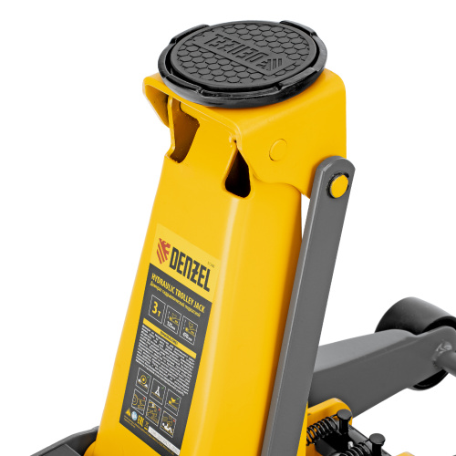 Домкрат гидравлический подкатной, 3 т, 125-470 мм, быстрый подъем, проф. Denzel по ценам производителя в Екатеринбурге с доставкой по всей России