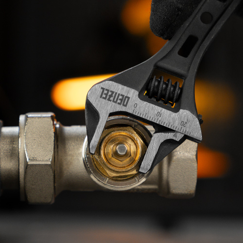 Ключ разводной, 150 мм, CrV, кованый Denzel по ценам производителя в Екатеринбурге с доставкой по всей России