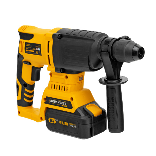 Перфоратор аккумуляторный BLRH-IB-26 Li-Ion, 18 В Denzel по ценам производителя в Екатеринбурге с доставкой по всей России