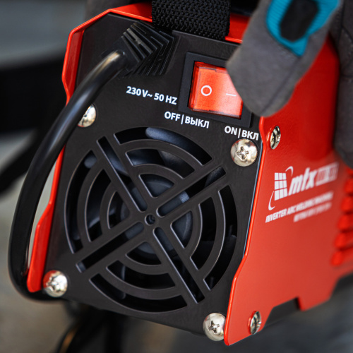 Инверторный аппарат дуговой сварки MMA-180S, 180 А, ПВ60%, диаметр электрода 1,6-4 мм MTX по ценам производителя в Екатеринбурге с доставкой по всей России