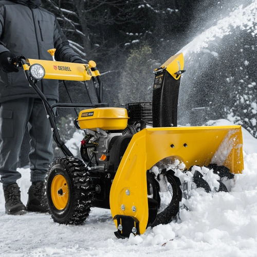 Гибридная снегоуборочная машина с функц. подметания SWB-600, 212 сс, руч. старт, 2 насадки Denzel по ценам производителя в Екатеринбурге с доставкой по всей России