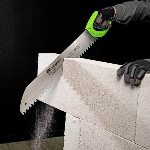 Ножовка по пенобетону, 550 мм, двухкомпонентная рукоятка Сибртех по ценам производителя в Екатеринбурге с доставкой по всей России