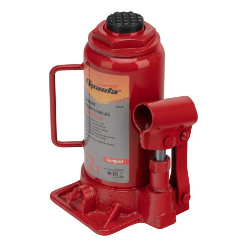 Домкрат гидравлический бутылочный 12 т, h подъема 205-400 мм Sparta Compact по ценам производителя в Екатеринбурге с доставкой по всей России