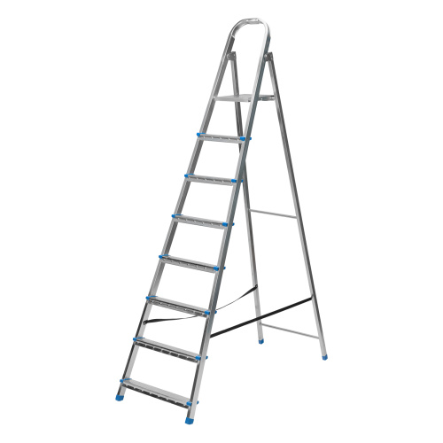 Стремянка, 8 ступеней, стальная, оцинкованная Сибртех по ценам производителя в Екатеринбурге с доставкой по всей России