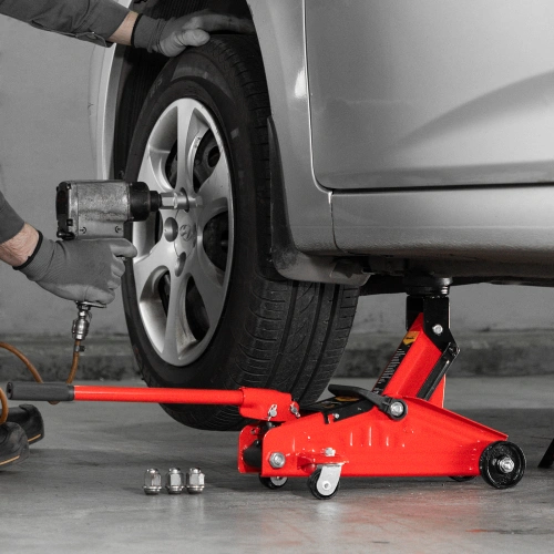 Домкрат гидравлический подкатной, 2 т, h подъема 140-285 мм, в пластиковом кейсе, compact Sparta по ценам производителя в Екатеринбурге с доставкой по всей России