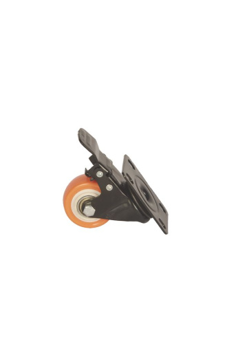 Колесо мебельное поворотное SCzb 25 50 мм с тормозом по ценам производителя в Екатеринбурге с доставкой по всей России