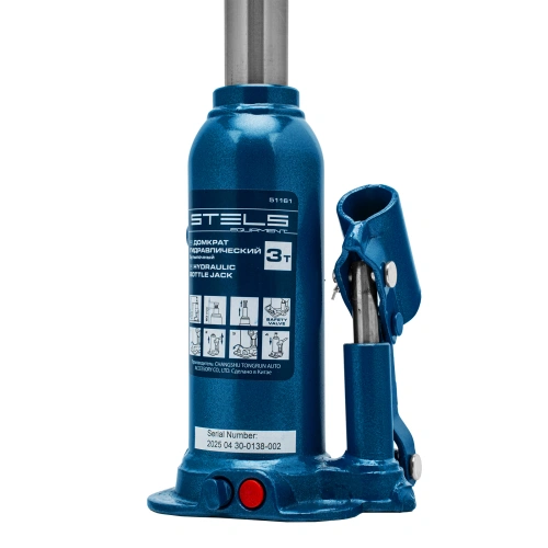 Домкрат гидравлический бутылочный, 3 т, h подъема 188-363 мм Stels по ценам производителя в Екатеринбурге с доставкой по всей России