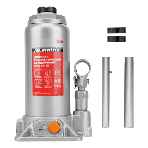 Домкрат гидравлический бутылочный, 5 т, h подъема 197-382 мм Matrix по ценам производителя в Екатеринбурге с доставкой по всей России