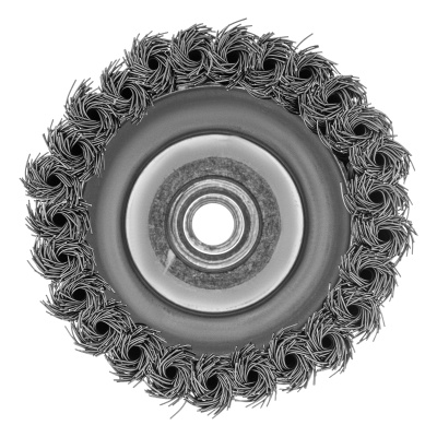 Щетка для УШМ Heavy Duty, 100 мм, М14, "чашка", крученая проволока 0.5 мм Matrix купить в Москве с доставкой по всей России | ProtosMarket.ru