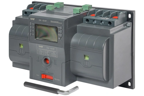 Рубильник реверсивный автоматизированный моноблочный (Блок автоматического ввода резерва АВР) CM-63/ купить в Москве с доставкой по всей России | ProtosMarket.ru