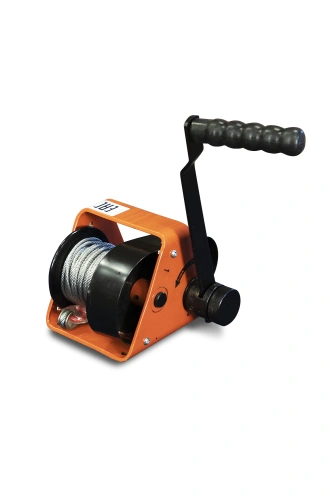 Лебедка ручная барабанная с тросом 1000кг  25м со съемной ручкой TOR GR по ценам производителя в Екатеринбурге с доставкой по всей России