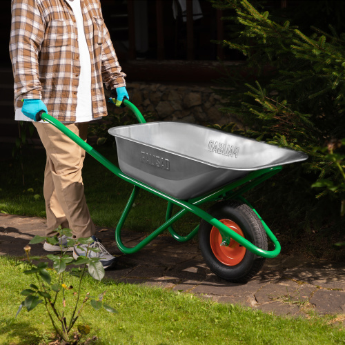 Тачка садово-строительная, усиленная, грузоподъемность 200 кг, объем 90 л Palisad по ценам производителя в Екатеринбурге с доставкой по всей России