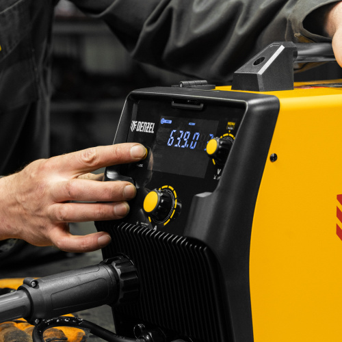 Аппарат инвертор. полуавтомат. cварки IMIG-185SDR, 180 А, ПВ 60%, катушка 5 кг Denzel по ценам производителя в Екатеринбурге с доставкой по всей России