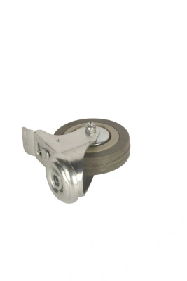 Колесо аппаратное поворотное SChgb 93 75 мм под болт с тормозом (F) по ценам производителя в Екатеринбурге с доставкой по всей России