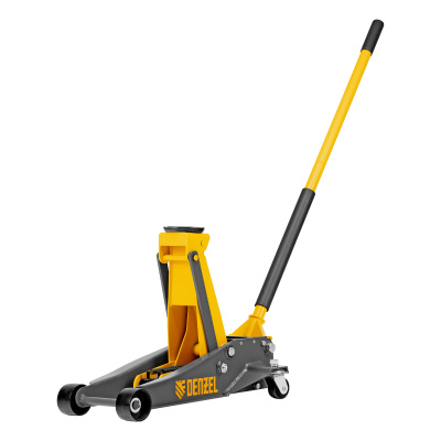 Домкрат гидравлический подкатной, 3 т, 125-470 мм, быстрый подъем, проф. Denzel по ценам производителя в Екатеринбурге с доставкой по всей России