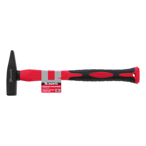 Молоток слесарный optimal, 300 г, фибергласовая обрезиненная рукоятка, квадратный боек Matrix по ценам производителя в Екатеринбурге с доставкой по всей России
