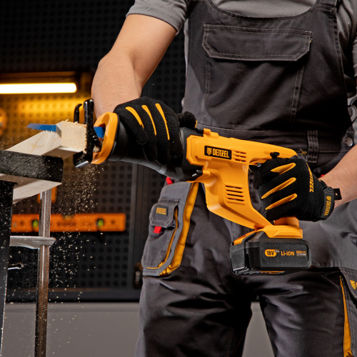 Пила сабельная аккумуляторная CRC-115-0,  18В Li-Ion Denzel по ценам производителя в Екатеринбурге с доставкой по всей России