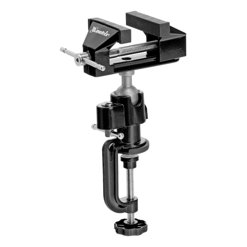 Тиски настольные, многофункциональные, сменная насадка, хомут для дрели, шарнирный механизм, 70 мм Matrix по ценам производителя в Екатеринбурге с доставкой по всей России