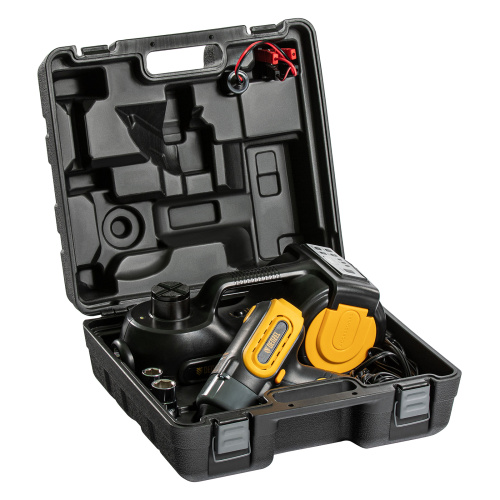 Домкрат электрогидравлический «3 в 1» (1,5 т), 12В, с гайковертом электрическим, в наборе  Denzel по ценам производителя в Екатеринбурге с доставкой по всей России