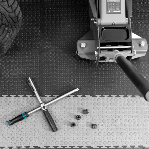 Ключ-крест баллонный, складной с изменяющимся рычагом, 17 мм, 19 мм, 21 мм, 23 мм, CrV, хромированный Gross по ценам производителя в Екатеринбурге с доставкой по всей России