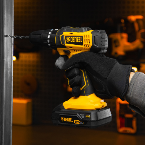 Дрель-шуруповерт аккумуляторная ударная CID-18-0, Li-Ion, 18 В Denzel по ценам производителя в Екатеринбурге с доставкой по всей России