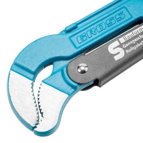 Ключ трубный рычажный 2, №3, цельнокованый, CrV, тип "S" Gross по ценам производителя в Екатеринбурге с доставкой по всей России