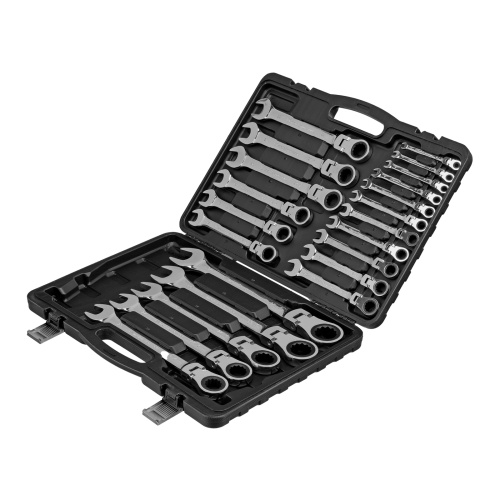 Набор ключей комбинированных, трещоточных шарнирных 22 шт. Matrix по ценам производителя в Екатеринбурге с доставкой по всей России