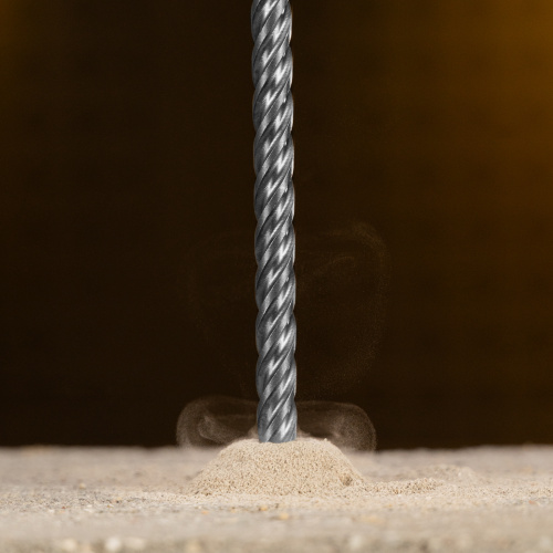 Бур по бетону, цельная крестовая пластина, 8x265 мм, SDS PLUS Denzel по ценам производителя в Екатеринбурге с доставкой по всей России