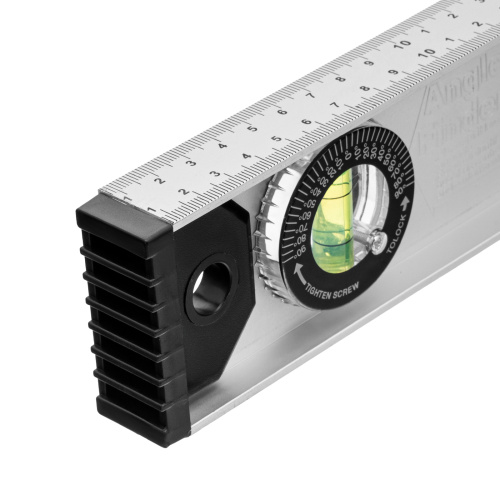 Уровень алюминиевый "Рельс", 600 мм, 3 глазка (1 поворотный) Matrix по ценам производителя в Екатеринбурге с доставкой по всей России