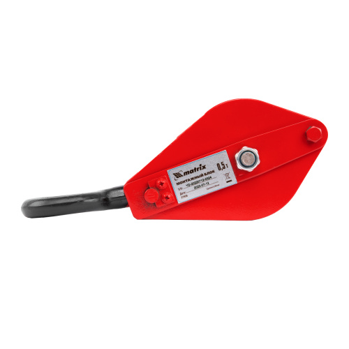 Блок монтажный с проушиной, 0,5  т Matrix по ценам производителя в Екатеринбурге с доставкой по всей России