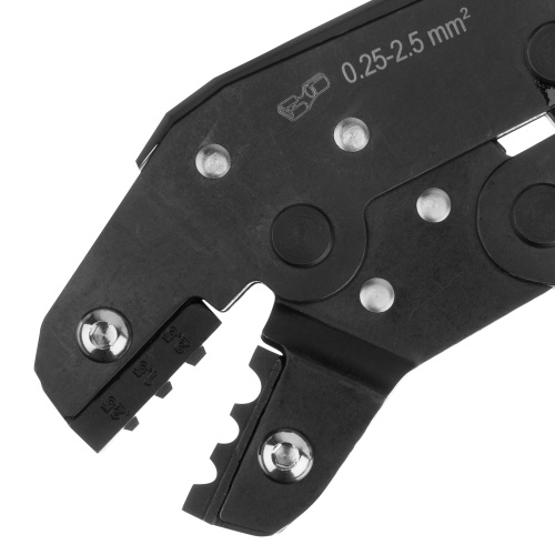 Клещи для обжима неизолированных наконечников НК и НВ, разъемов РП, 0,25 - 2,5 мм2 Denzel по ценам производителя в Екатеринбурге с доставкой по всей России